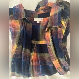 Flannel only worn once.